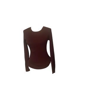 Pendleton Silk Blend Pullover Sweater Round Neck Burgundy Size M